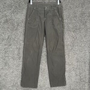 Kuhl Hiking Pants Womens Size 6 Gray Nylon‎ Stretch Lightweight Camp